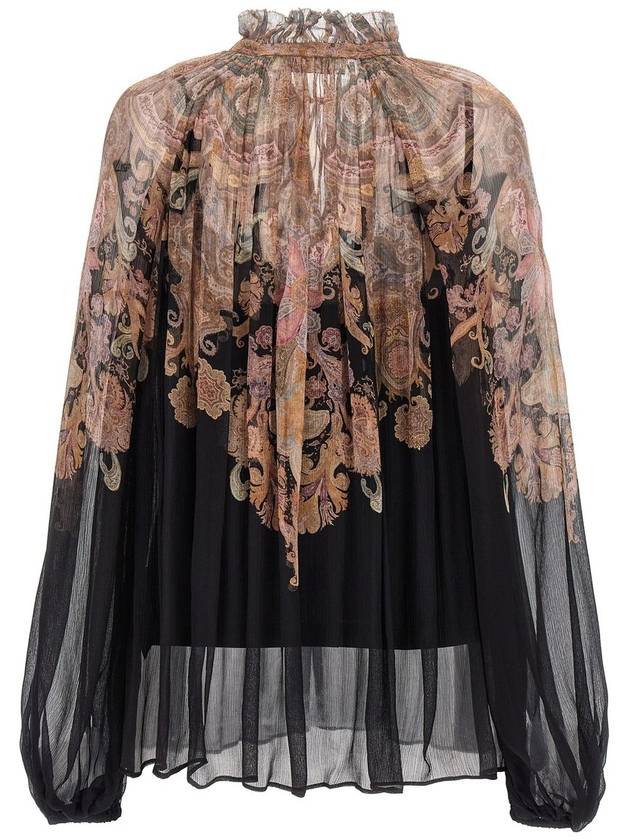 Zimmermann Black Paisley Viscose Top - ZIMMERMANN - BALAAN 2