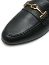 Women's Double T Logo Leather Loafers Black - TOD'S - BALAAN 5