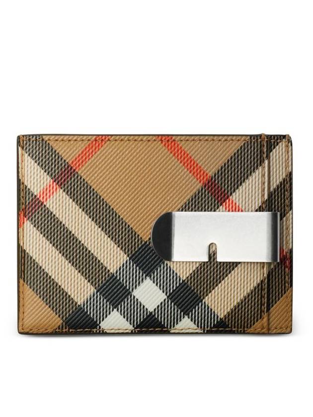 Check Card Wallet Beige - BURBERRY - BALAAN 2