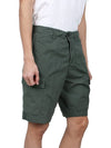 Light Stretch Cotton Bermuda Shorts Dark Green - STONE ISLAND - BALAAN 5