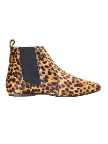 Dewar Leopard Chelsea Boots Brown - ISABEL MARANT - BALAAN.