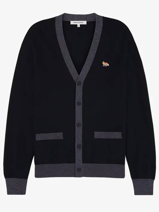 Baby Fox Patch Regular Cardigan Black - MAISON KITSUNE - BALAAN 2