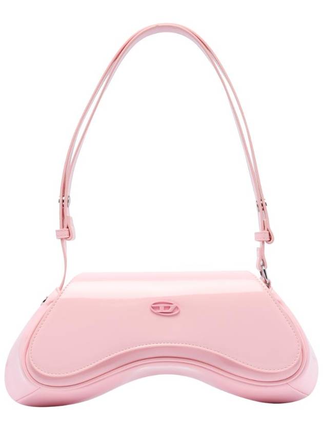 Glossy PU Play Cross Bag Pink - DIESEL - BALAAN 1