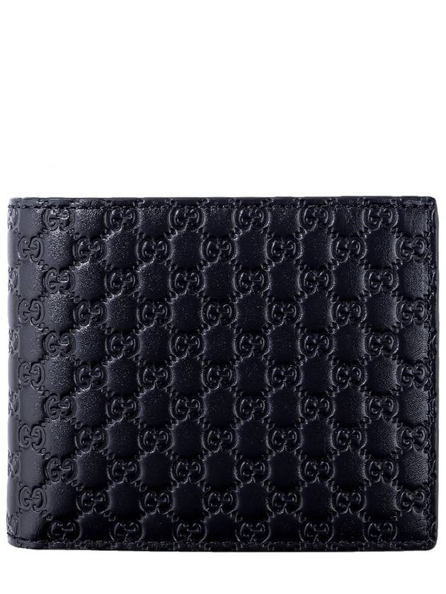 Micro GG Ssima Bifold Wallet Dark Navy - GUCCI - BALAAN 2