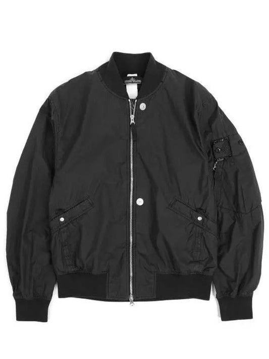 Men's Shadow Project Bomber Jacket Black - STONE ISLAND - BALAAN 2