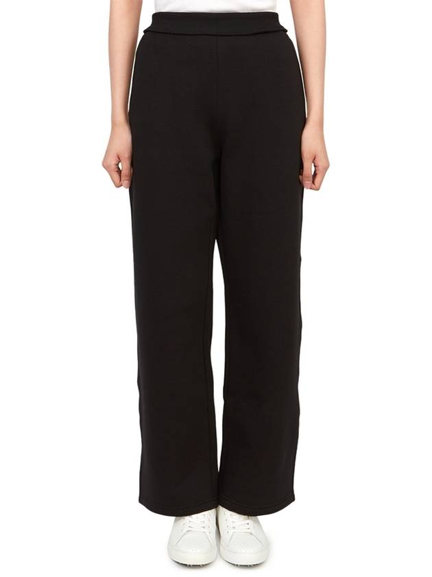 Damiana Brushed Straight Pants Black - MAX MARA - BALAAN 4