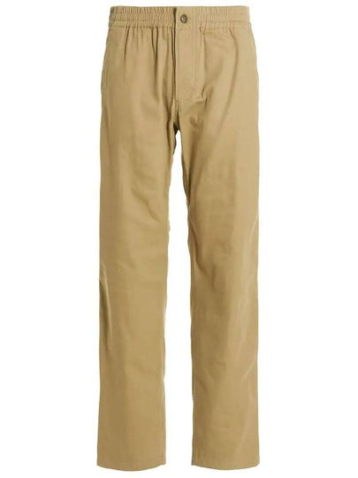 Elastic Waistband Straight Pants Beige - A.P.C. - BALAAN 2