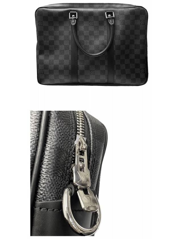 Porte Documen Voyage PM Tote Brief Case Gray - LOUIS VUITTON - BALAAN.