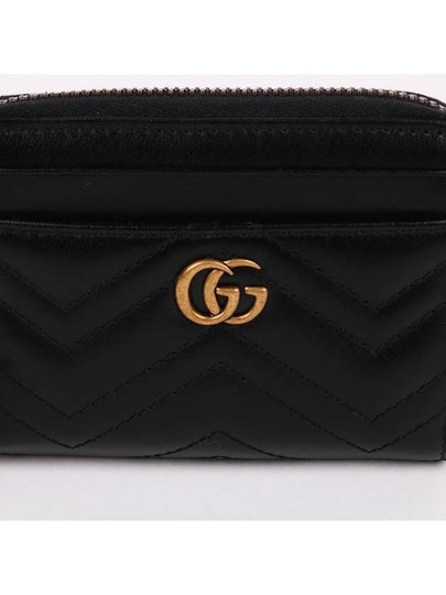 GG Marmont Black Women s Card Wallet 671772 - GUCCI - BALAAN 2