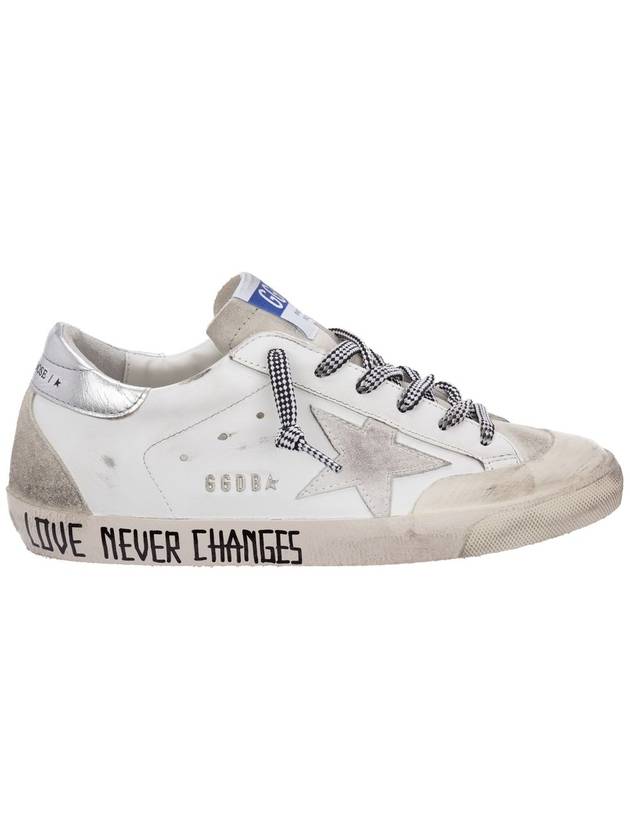 Women's Superstar Penstar Silver Tab Low Top Sneakers White - GOLDEN GOOSE - BALAAN 1