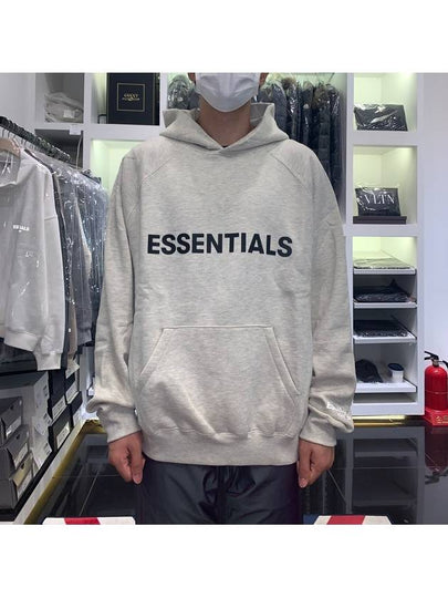 logo hooded oatmeal - FEAR OF GOD ESSENTIALS - BALAAN 2