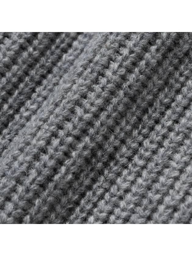 Lambswool collar button point knit LGREY - 20THHOLE - BALAAN 5