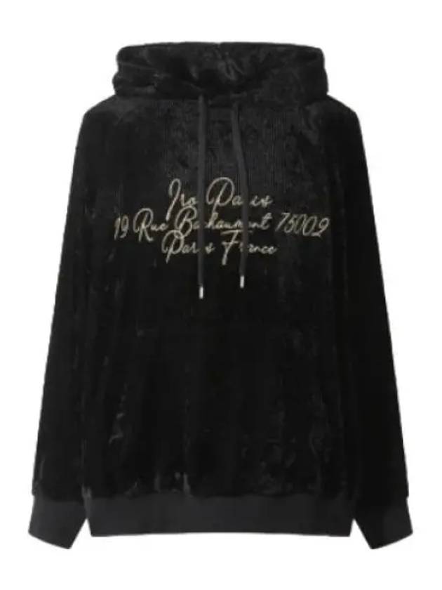 Velvet Hoodie Pullover Sweatshirt Hooded - IRO - BALAAN 1