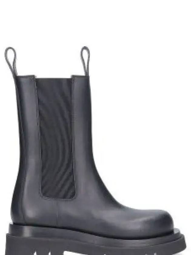 Lug Leather Chelsea Boots Black - BOTTEGA VENETA - BALAAN 2