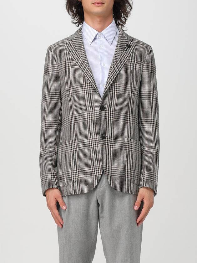 Blazer Lardini in lana con motivo Principe di Galles - RVR LARDINI - BALAAN 1