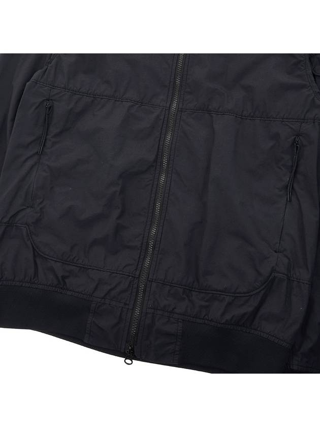 Men's Wappen Patch Naslan Watro Hooded Jacket Black - STONE ISLAND - BALAAN 8