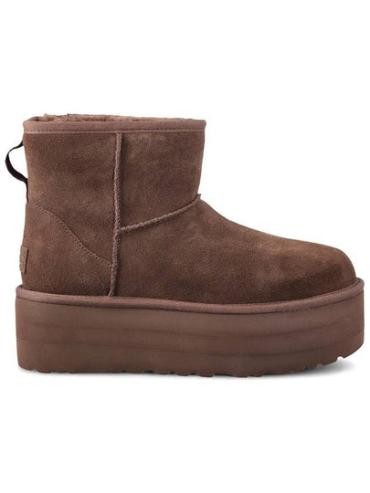 Classic Mini Platform Suede Winter Boots Brown - UGG - BALAAN 2