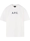 Moran Openwork Short Sleeve T-Shirt White - A.P.C. - BALAAN 2