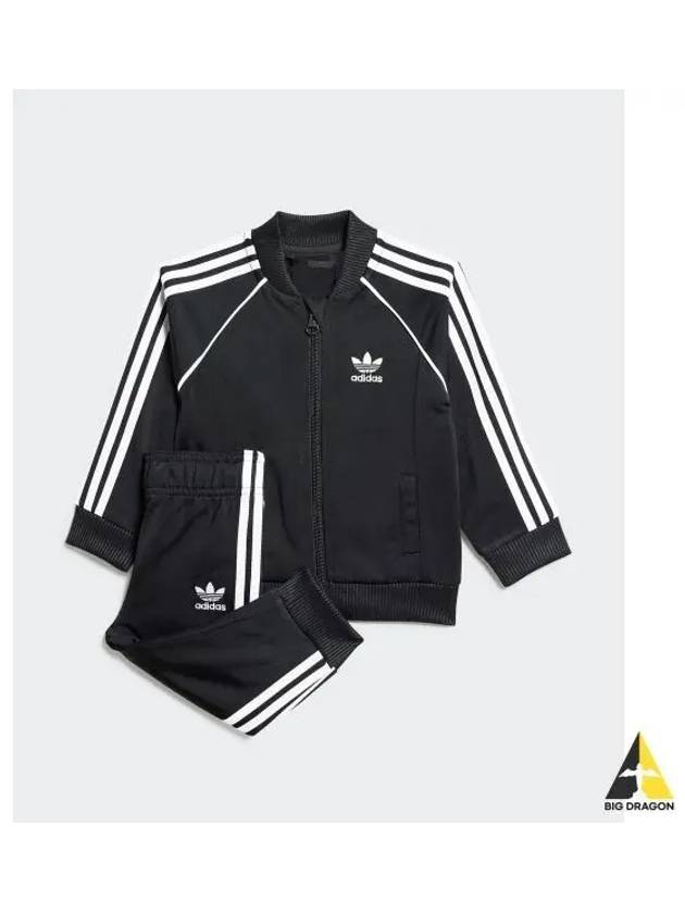 adidas KIDS Superstar Tracksuit Infant Black IX7622 - ADIDAS - BALAAN 1