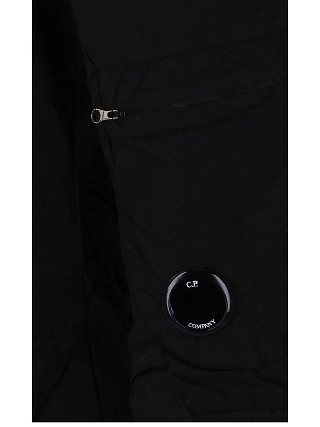 Men's Lens Wappen Cargo Pants Black - CP COMPANY - BALAAN.