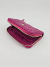 Classic Grained Shiny Calfskin Zipped Coin Purse Pink - CHANEL - BALAAN 10