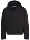 Embroidered Logo Hood Black - AMI - BALAAN 3