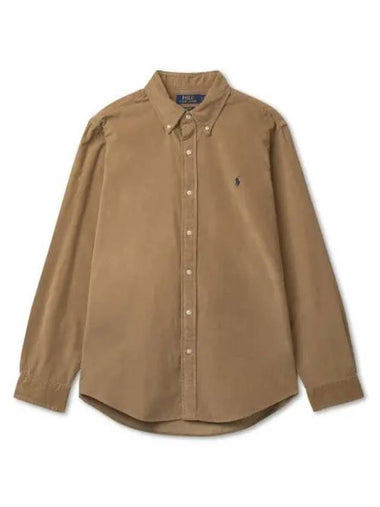 Custom fit corduroy shirt brown - POLO RALPH LAUREN - BALAAN 1