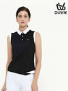 color matching point sleeveless collar t-shirt DD2WTS109PK - DUVIK - BALAAN 5