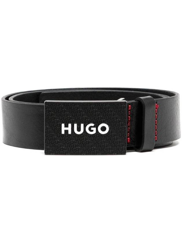 logo buckle leather belt 50480856 - HUGO BOSS - BALAAN 1