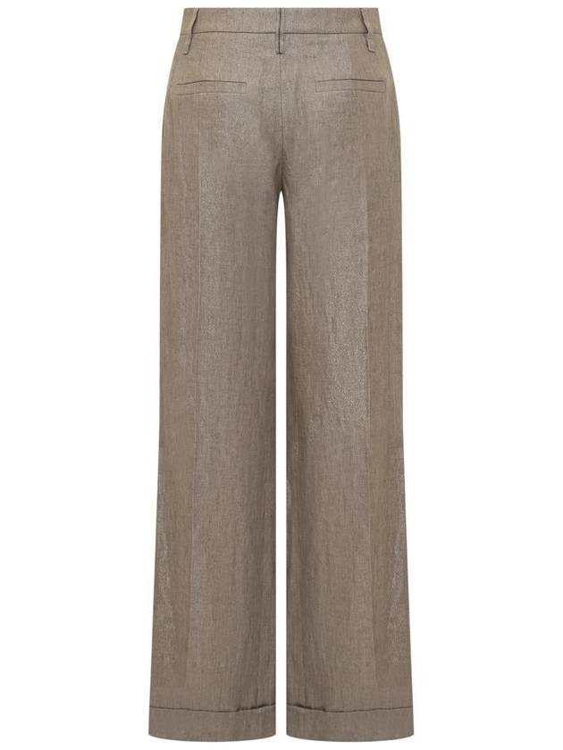 24 ss Linen Pants WITH Lurex Effect MH567P8492C002 B0650999441 - BRUNELLO CUCINELLI - BALAAN 3