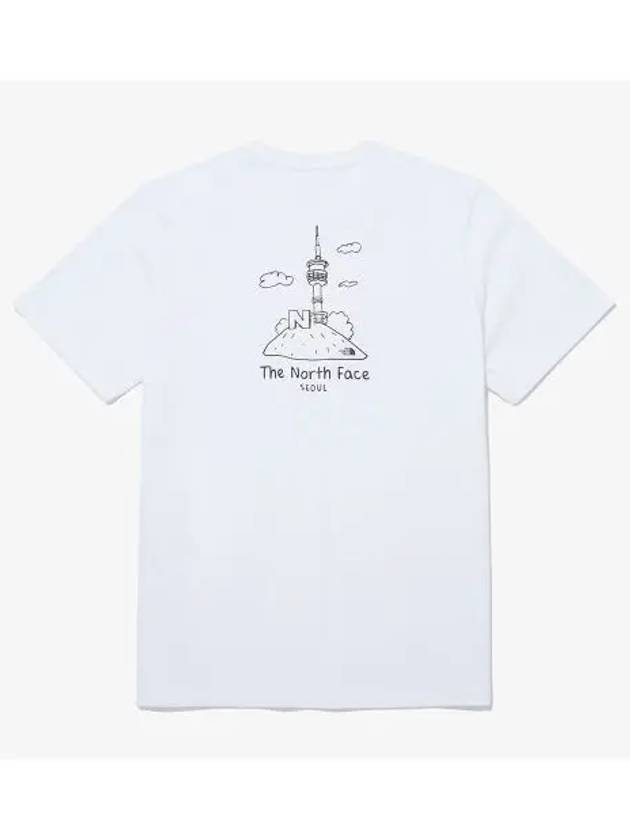 The North Face NT7UQ24B TNF Seoul Edition Short Sleeve Round Tee 2 - THE NORTH FACE - BALAAN 1