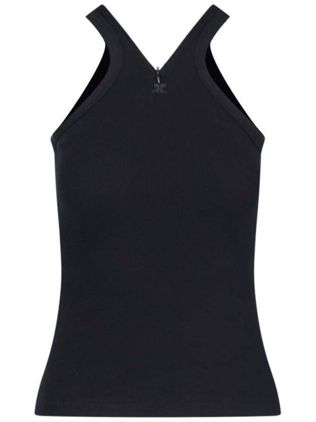 Stretch Sleeveless Black - COURREGES - BALAAN 1