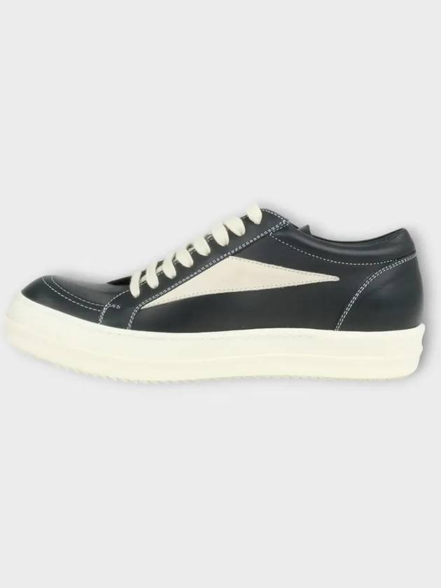 Vintage Velor Low Top Sneakers Black - RICK OWENS - BALAAN 4