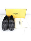 Oh Rock Driving Leather Loafer Black 9 280 - FENDI - BALAAN 2