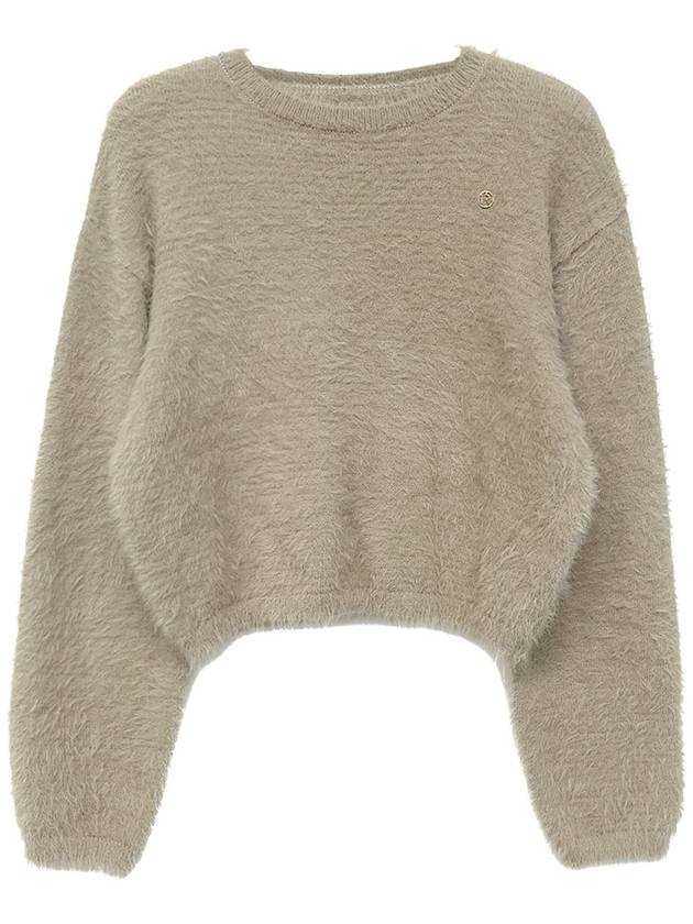 LONG HAIR SOFT SWEATER BEIGE - ILROZE - BALAAN 1