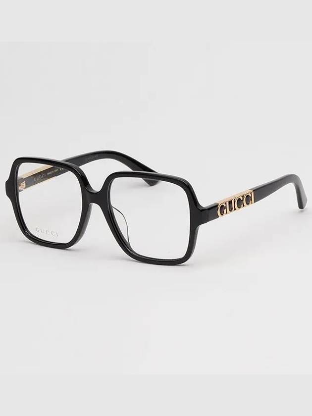 Eyewear Logo Square Acetate Sunglasses Black - GUCCI - BALAAN 4