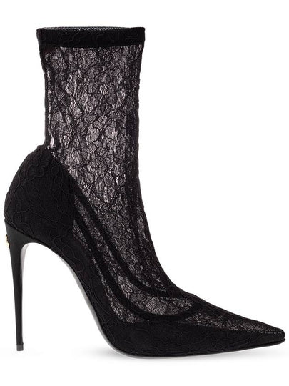 23 fw CORDONETTO Lace Ankle Boots Dolce GABBANA CT0959 AP739 8B956 B0230744622 - DOLCE&GABBANA - BALAAN 2