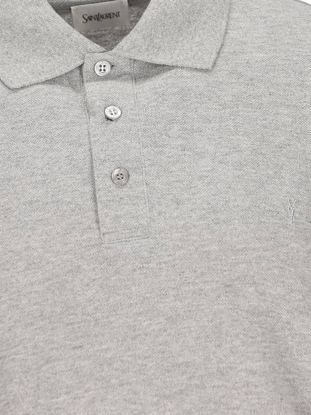 Saint Laurent  T-shirts and Polos Grey - SAINT LAURENT - BALAAN 3