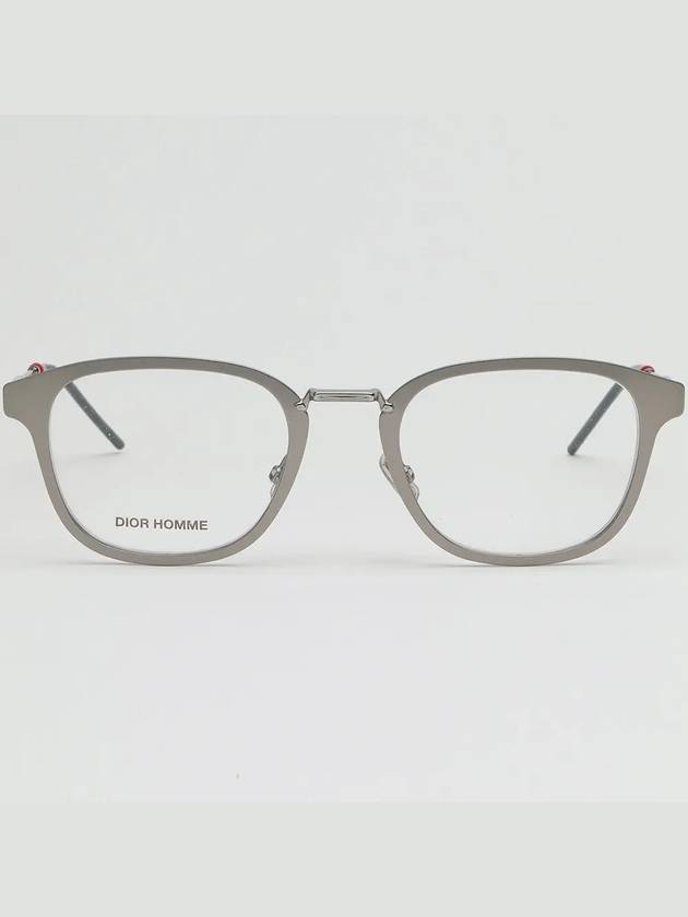 Glasses Frame 0232 R81 Matte Silver Square Metal - DIOR - BALAAN 3