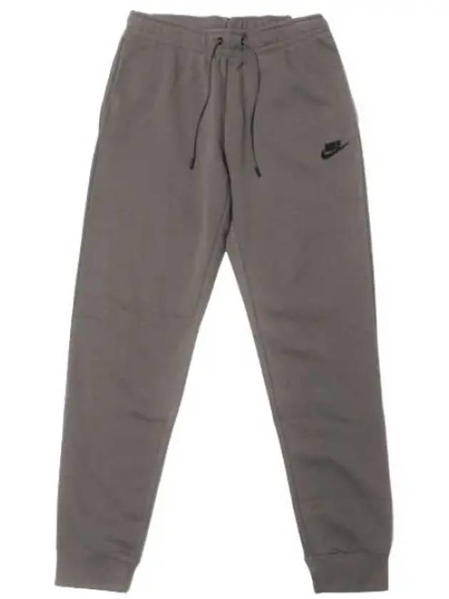 Women s Sportswear Essentials Fleece Mid Rise Pants Training - NIKE - BALAAN 1