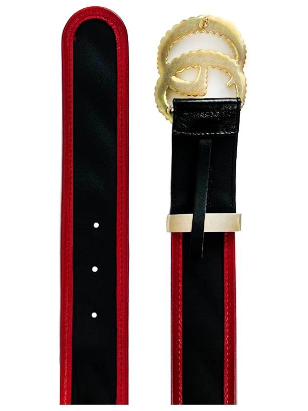 Torchon double G buckle Marmont belt 4cm 576202 - GUCCI - BALAAN 4