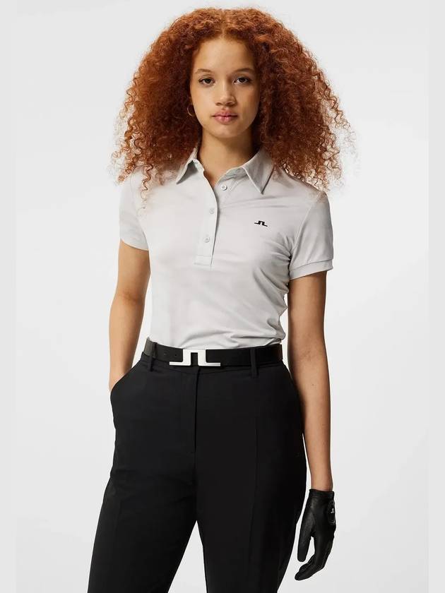 Golf Alaya Jacquard Polo GWJT09013 A040 Women's Alaya Jacquard Polo - J.LINDEBERG - BALAAN 3