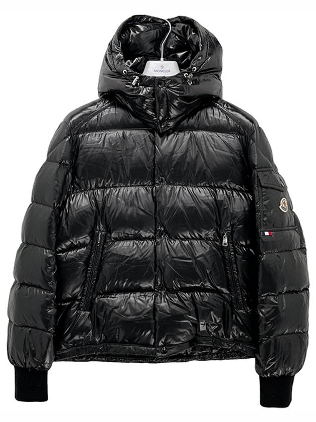 Men s Logo Patch MALJASSET Down Padded Jacket Black 1A00006 5963V 999 - MONCLER - BALAAN 1