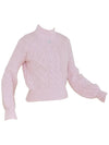 Golf Wear Balloon Sleeve Sweater Pink - J JANE - BALAAN 2