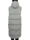 Women's Hooded Padded Vest Green - STUDIO NICHOLSON - BALAAN 7