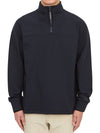 Metropolis Series Stretch Fleece Reverse Sweatshirt Navy - CP COMPANY - BALAAN 2