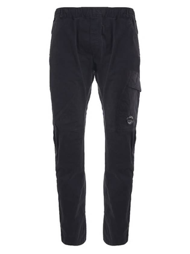 Lens Wappen Cargo Pants Black - CP COMPANY - BALAAN.