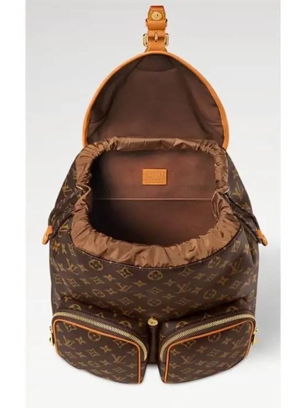 Montsouris Cargo Monogram Backpack Brown - LOUIS VUITTON - BALAAN 4