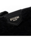 Fur Clutch Bag Black A8444 8213 - MOSCHINO - BALAAN 2