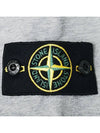 Compass Patch Crew Neck Sweatshirt Grey Melange - STONE ISLAND - BALAAN 5